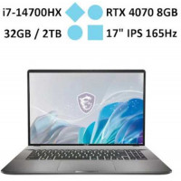 Laptop MSI Creator Z17 HX Studio A14VGT-272VN (i7-14700HX) (Xám)