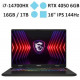 Laptop MSI Sword 16 HX B14VEKG-039VN (i7-14700HX) (Xám)