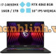 Laptop MSI Sword 16 HX B14VFKG-460VN (i7-14650HX/ RAM 16GB/ GeForce RTX™ 4060/ 1TB SSD/ Windows 11)