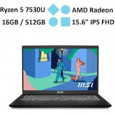 Laptop MSI Modern 15 B7M-231VN (AMD Ryzen 5 7530U) (Đen)