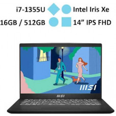 Laptop MSI Modern 14 C13M-607VN (i7-1355U) (Đen)