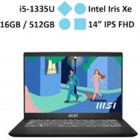 Laptop MSI Modern 14 C13M - 608VN (i5-1335U) (Đen)