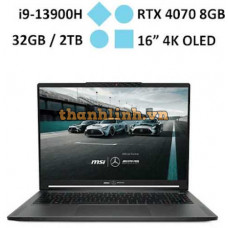 Laptop gaming MSI Stealth 16 Mercedes-AMG Motorsport A13VG (i9-13900H/RAM 32GB/GeForce RTX 4070/2TB SSD/ Windows 11)
