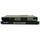 Video to Fiber Converter ( BNC , SF , SM , FC , 20KM ) 16ch Video RS485 Data , 1U rack B&TON BT-16V1DF-T/R