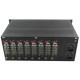 19 inch 2U Rack-mount 18slot , Dual Power DC48V , for converter card B&TON BT-4U-D48