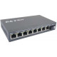 Bộ chia mạng Gigabit POE 8 x Gigabit PoE s + 1 x Gigabit , SM 20Km SC B&TON BT-6108GE-20