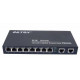 Bộ chia mạng Gigabit POE 8 x Gigabit PoE s + 1 x Gigabit + 1 x Gigabit , SM 20Km SC B&TON BT-6109GE-20