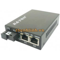 Media converter 2x100M and 2 x 100m , 131550nm SM 20Km SC B&TON BT-922GS-20A