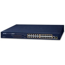 Bộ chia mạng 24-Port 10/100TX 802.3at PoE + 1-Port Gigabit TP/SFP combo Ethernet Switch Planet FGSW-2511P