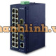 Bộ chia mạng IP30 Industrial 16-Port 10/100TX + 2-Port Gigabit TP/SFP Combo Ethernet Switch Planet IFGS-1822TF