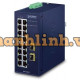 Bộ chia mạng IP30 Industrial 16-Port 10/100/1000T + 2-Port 1000X SFP Gigabit Ethernet Switch Planet IGS-1820TF