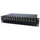 Bộ chuyển đổi quang điện 17 Khe cắm Rack-Mount Chassis Media Converter Management Wintop YT-81/7-2A