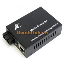 Bộ chuyển quang 2x100M dual 1*9 SM 40Km Wintop YT-8112SA-40