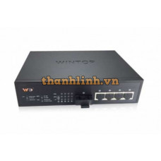 Bộ chia mạng Gigabit POE 4 x Gigabit and 2 x Gigabit , SM , 20Km , SC , 120W Wintop YT-DS106-2GF4GT-AT