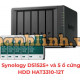 Thiết bị lưu trữ NAS Synology DS1525+ 60TB (05 x HAT3310-12T)