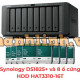 Thiết bị lưu trữ NAS Synology DS1825+ 128TB (08 x HAT3310-16T)