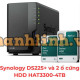 Thiết bị lưu trữ NAS Synology DS225+ 8TB (02 x HAT3300-4T)
