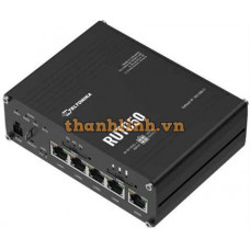 Router 4G/5G công nghiệp Teltonika RUTC50, Dual SIM 5G tốc độ 3,4Gbps, wifi 6 hỗ trợ 512 user