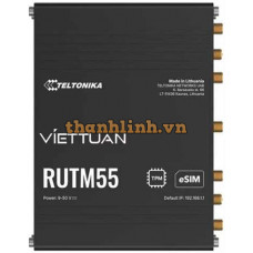 Bộ định tuyến Teltonika RUTM55, Router 5G, 4G Cat 19, RS232 & RS485, eSIM