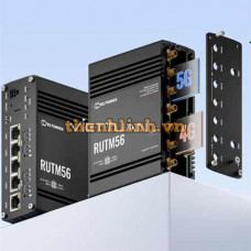 Bộ định tuyến công nghiệp Teltonika RUTM56, DUAL MODEM, Dual SIM eSIM, 5G, 4G, 3G, 2G