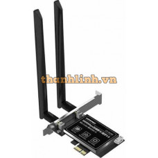 Card WiFi 7 PCI Express NetMax BE200 Pro Tri-band | WiFi Adapter | 6GHz(320MHz) | Tích hợp Bluetooth 5.4