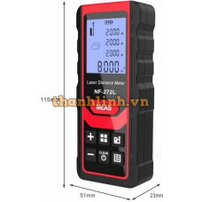 NF-272L-60m Thiết bị đo khoảng cách cầm tay bằng tia laser, khoảng cách tối đa 60m hiệu Noyafa