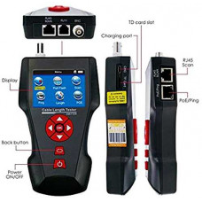 NF-8601W Bộ Test Dây, Đo Chiều Dài, Dò Dây Có Màn Hình LCD, 8 bộ remote: cáp mạng, cáp thoại, cáp đồng trục hiệu Noyafa