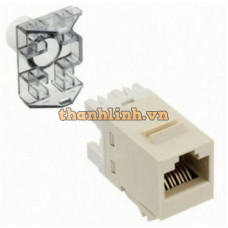 Hạt mạng AMP Category 5E , Shielded , RJ45 , SL , T568A/B , Almond 1375189-1