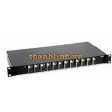 Khay tủ rack gắn cáp quang AMP , 1U , Duplex SC , 24-Fiber , MM 4-1206138-4
