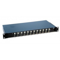 Khay tủ rack gắn cáp quang AMP , 1U , Duplex SC , 24-Fiber , SM 4-1348960-4