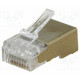 Đầu mạng AMP Category 5 , Shielded , RJ45 , 26-24AWG , Solid 6-569530-3