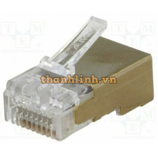Đầu mạng AMP Category 5e , Shielded , RJ45 , 26-23AWG , Solid 6-569550-3