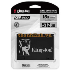 Ổ cứng SSD Kingston KC600 512GB 2.5 inch SATA3 (Đọc 550MB/s - Ghi 520MB/s) - (KC600/512GB)