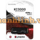 Ổ cứng SSD Kingston KC3000 4096GB NVMe M.2 2280 PCIe Gen 4 x 4 (Đọc 7000MB/s Ghi 7000MB/s)-(SKC3000D/4096G)