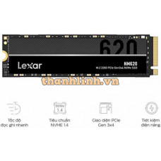 Ổ cứng SSD Lexar NM620 256GB M.2 2280 PCIe 3.0x4 (Đoc 3000MB/s - Ghi 1300MB/s) - (LNM620X256G-RNNNG)