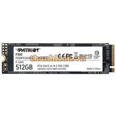 Ổ cứng SSD 512GB PATRIOT M.2 2280 PCIe Gen 3 x 4 P300P512GM28