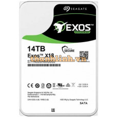 Ổ cứng Seagate Exos 14TB X18 ST14000NM000J 7.2K RPM SATA-6Gb/s 3.5"