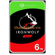 Ổ cứng nas Seagate Ironwolf 6TB ST6000VN006 (3.5Inch/ 5400rpm/ Cache 256MB/ SATA3)