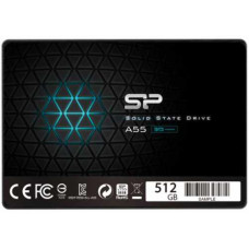 Ổ SSD Silicon SP512GBSS3A55S25 A55 512GB (SATA3/ 2.5Inch/ 520MB/s/ 450MB/s)