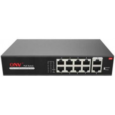 Switch POE 8 cổng ONV 100M + 2 port uplink 100M Công xuất 120W - mã: H1108PSD