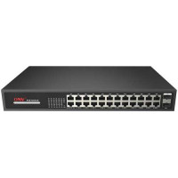 Switch POE  24 cổng ONV 1G + 2 port uplink 1000M Công xuất 250W - mã: H3024PF