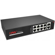 Switch POE 8 cổng ONV 1G + 2 port uplink 1000M Công xuất 120W - mã: H3108PS