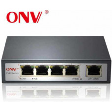 Thiết bị chuyển mạch 5 Ports PoE Switch Series with 4 PoE Ports ONV POE32004P-at