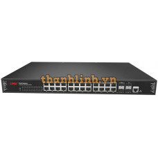 Thiết bị chuyển mạch 24 port Gigabit POE switch, 2 SFP uplink ONV POE33026PFM