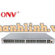 Thiết bị chuyển mạch 48 port Gigabit POE switch with 4 10G uplink, support POE Management, Ring Network, NetworkAggregation. ONV POE36048PFM