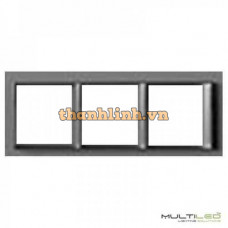 Viền bo 3 công tắc Orbivo LPK03