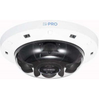 Camera IP 4x6MP(25MP) Đa hướng nhìn ngoài trời với công nghệ thông minh AI (Smoke Dome type) Panasonic I-Pro WV-S8564LG