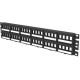 Thanh quản lý NK Modular Patch Panel, faceplate with label, Flat, 48 Port, 2 RU Panduit NKFPL48