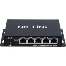 Bộ chia mạng POE NC-LINK NC-PUS051D-24V 10/100Mbps Switch PoE Passive ( 4 Port )