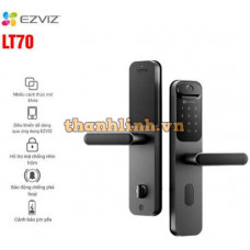 Khóa cửa vân tay thông minh EZVIZ LT70 Mã hàng CS-LT70-R200-WBCP-BK(M)